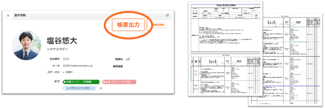 帳票出力